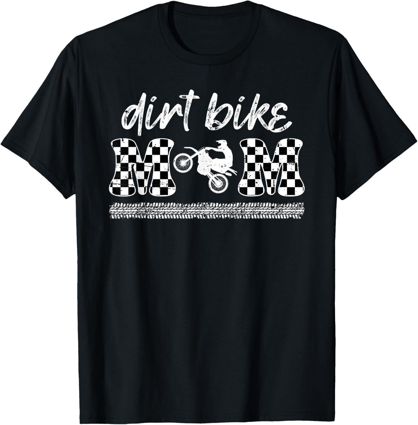 Dirt Bike Mom Of A Dirt Biker Mom Dirt Bike Mother T-Shirt - T-Shirt | Black