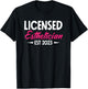 Licensed Esthetician 2023 Funny Esthetician T-Shirt - T-Shirt | Black