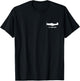 P-51 Mustang Historic Lover Plane Silhouette T-Shirt - T-Shirt | Black