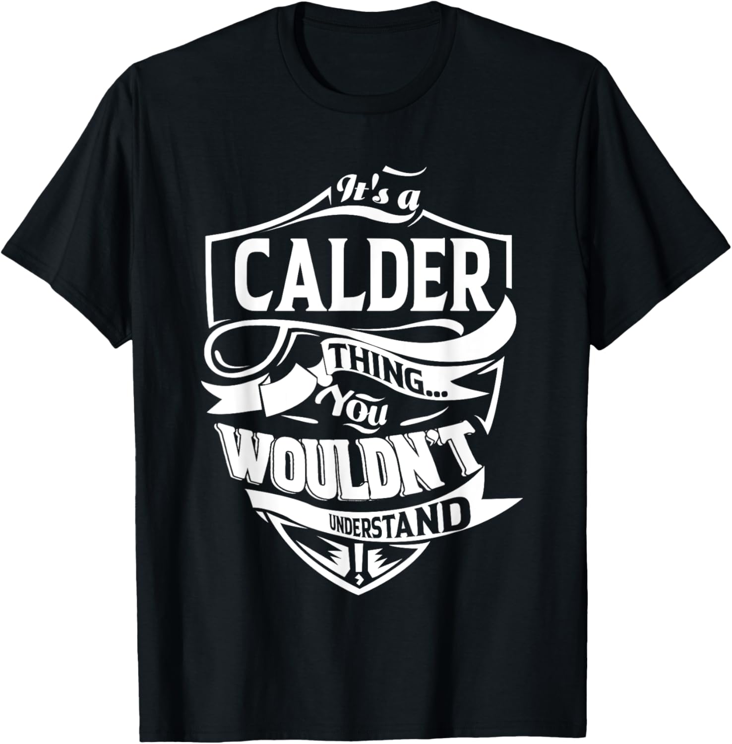 It is a CALDER Thing T-Shirt - T-Shirt | Black