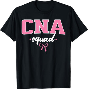 CNA Squad Nurse Assistant Certified Nursing Assistant Women T-Shirt - T-Shirt | Black