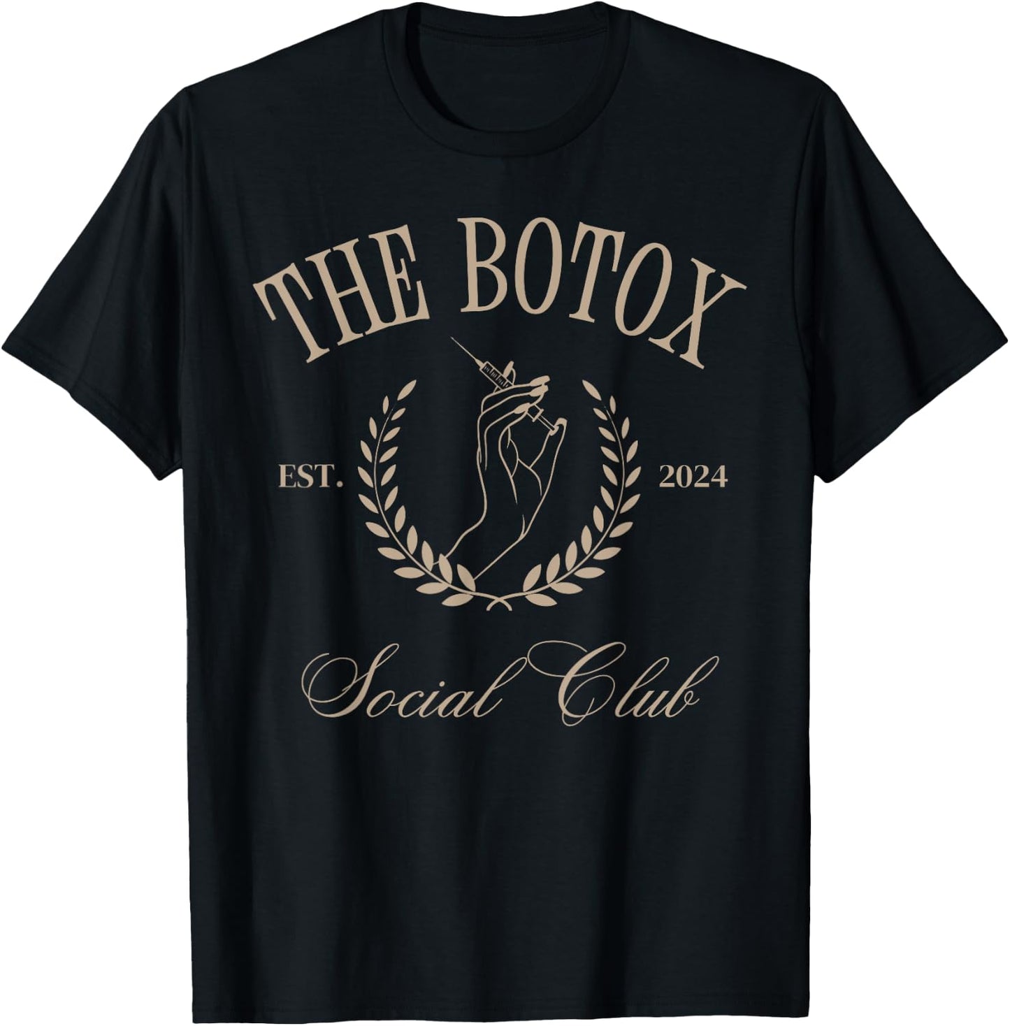 The Botox Social Club Skincare Nurse Injector Cosmetic 2024 T-Shirt - T-Shirt | Black