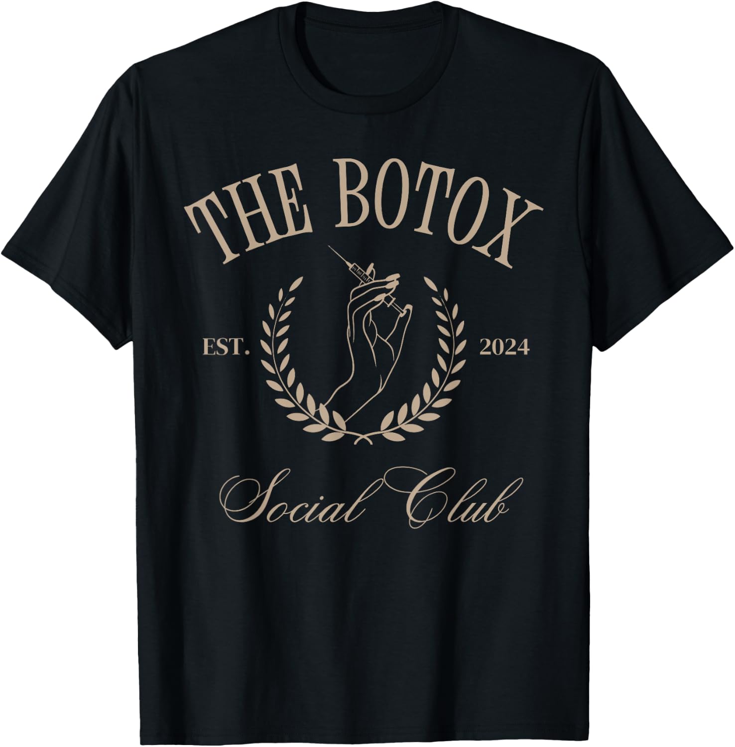 The Botox Social Club Skincare Nurse Injector Cosmetic 2024 T-Shirt - T-Shirt | Black