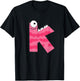 K Shirts , Women & Kids - Alphabet Letter K Halloween T-Shirt - T-Shirt | Black