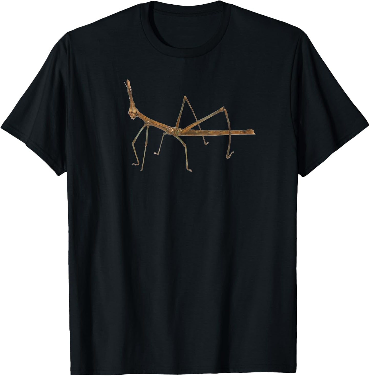 Stick Bug Insect Funny Entomology T-Shirt - T-Shirt | Black