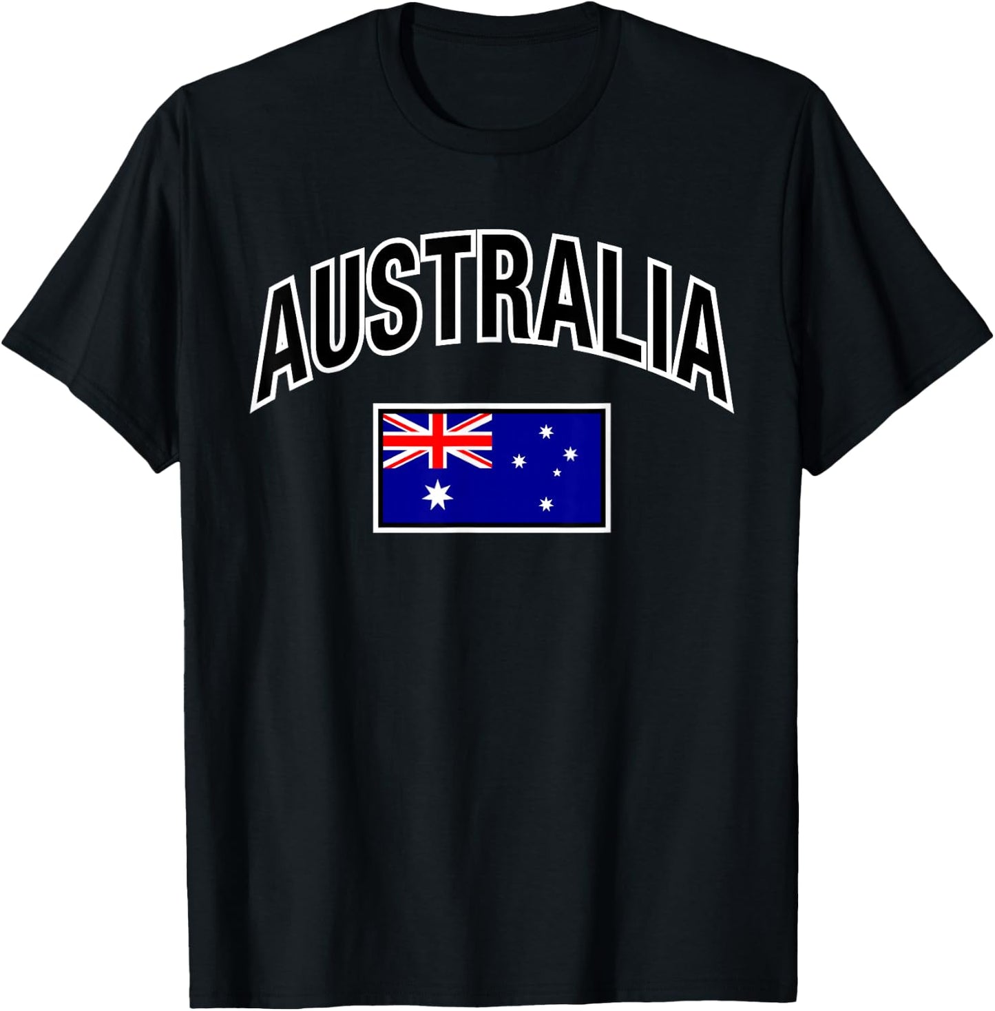 Australia Flag Proud Australian T-Shirt - T-Shirt | Black