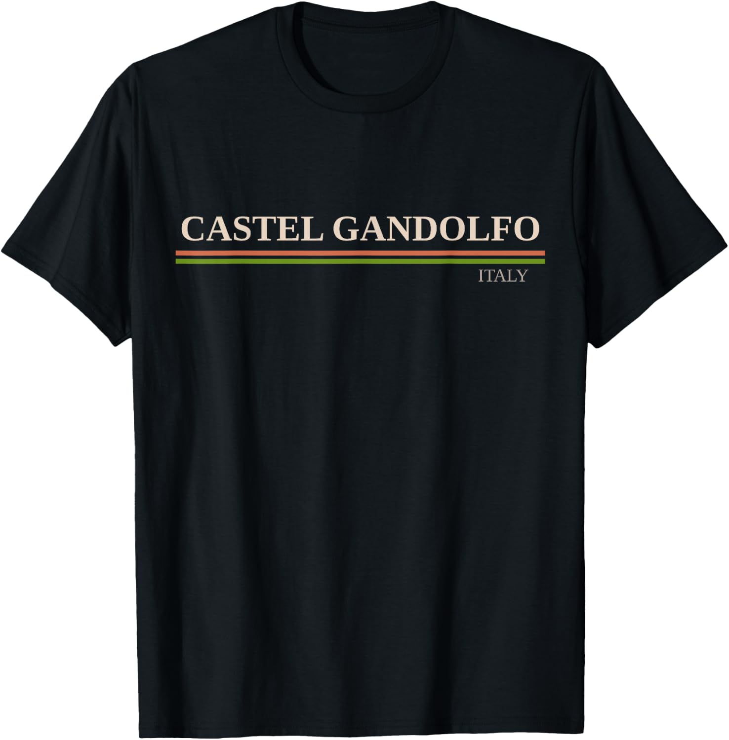 Castel Gandolfo Italy T-Shirt - T-Shirt | Black