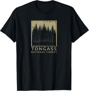 Tongass National Forest T-Shirt - T-Shirt | Black