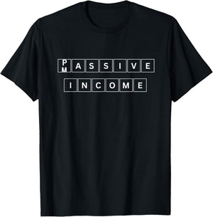 Passive-Massive-Income Game Wheel Gift or Women T-Shirt - T-Shirt | Black