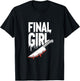 Horror Final Girl Slasher Horror T-Shirt - T-Shirt | Black