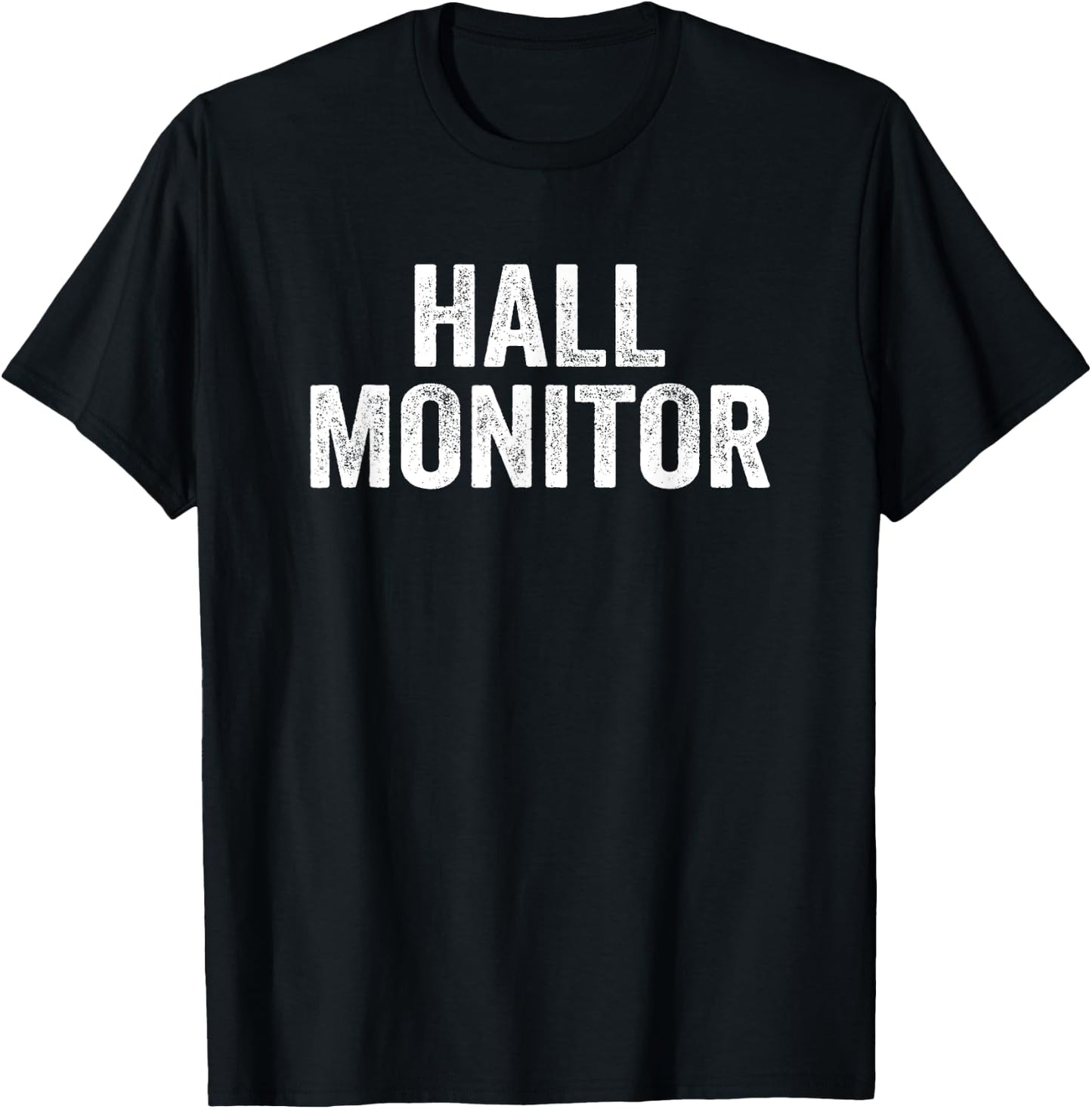Hall Monitor Vintage Style Retro T-Shirt - T-Shirt | Black