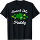 Spank Me Paddy Irish Naughty Kinky St. Patrick's Day T-Shirt - T-Shirt | Black