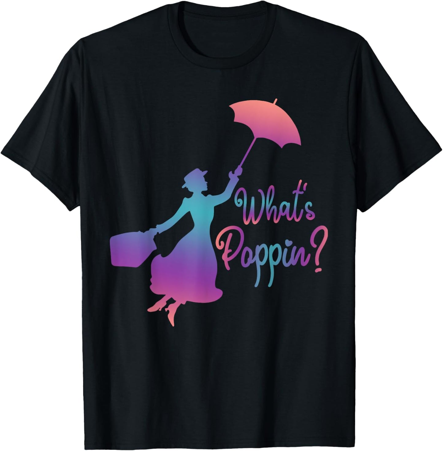 What Poppin? Funny Outfits Vintage Movies Awesome Costume T-Shirt - T-Shirt | Black
