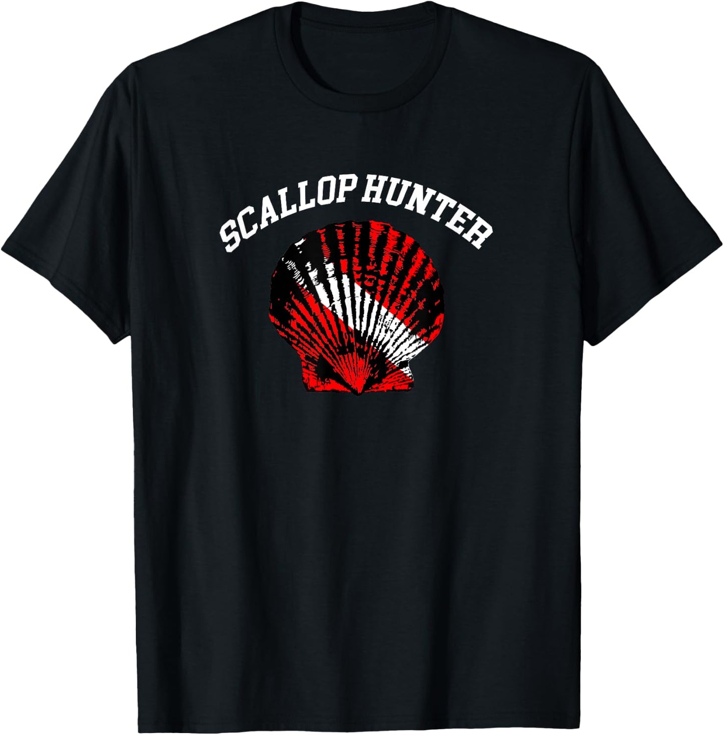 Scallop Hunter Scallop Season Steinhatchee Crystal River T-Shirt - T-Shirt | Black