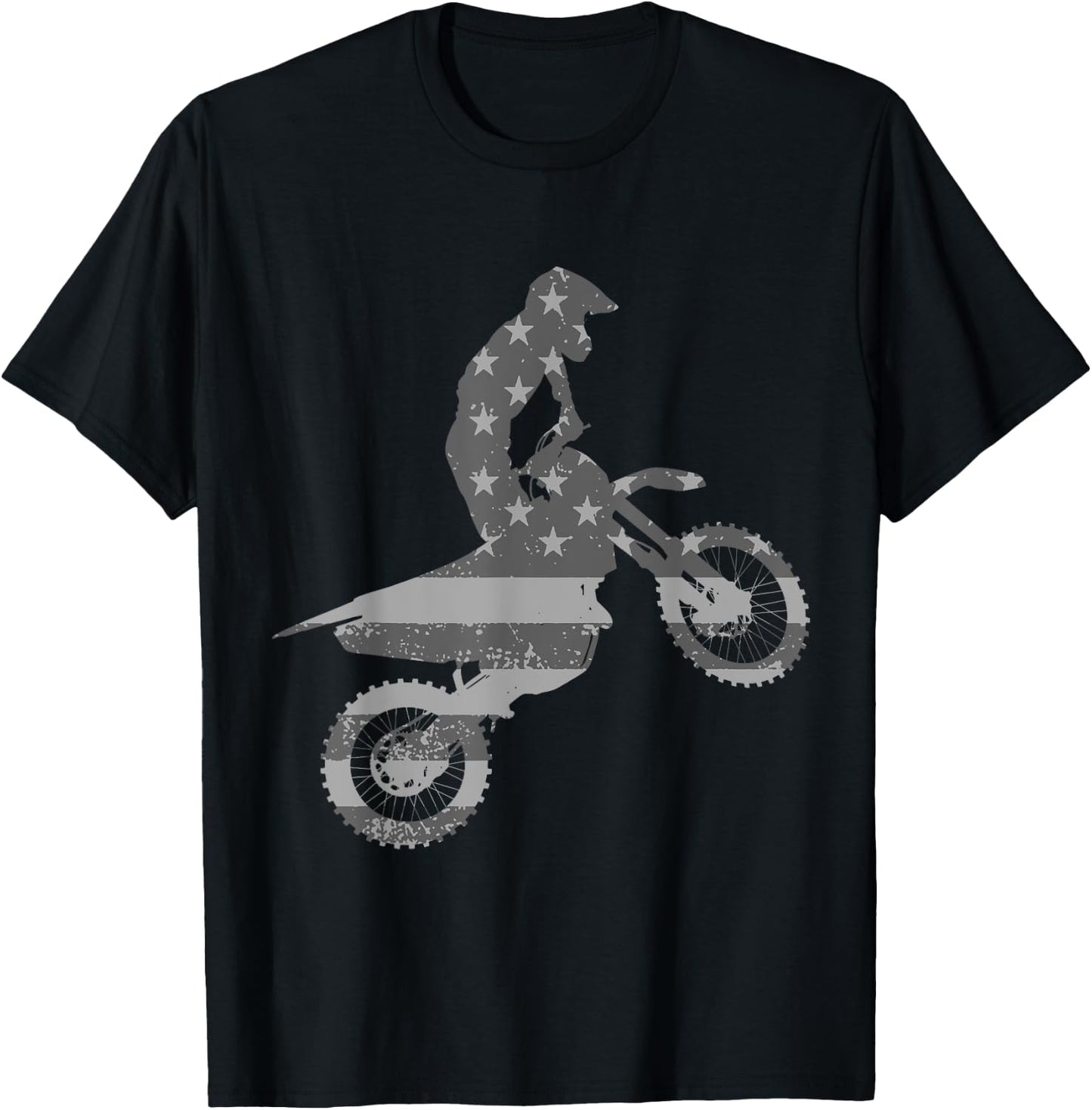 Dirt Bike Shirts For Boys Kids Motocross Camo Dirtbike T-Shirt - T-Shirt | Black