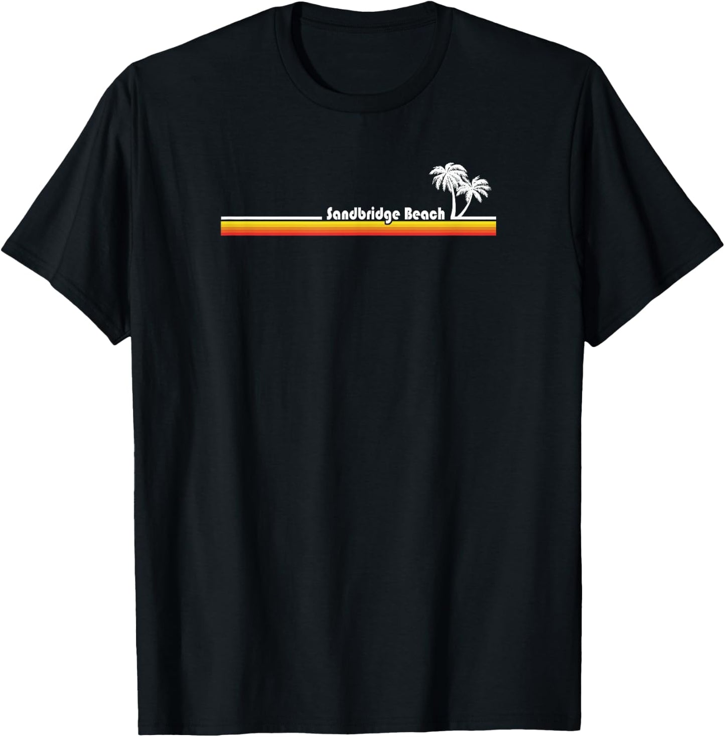 Sandbridge Beach Virginia T-Shirt - T-Shirt | Black