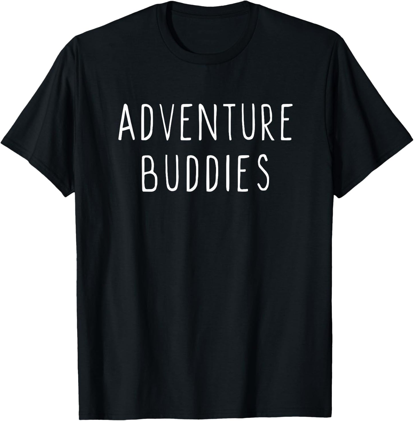 Adventure Buddies Traveling Traveler Vacation Funny Hiking T-Shirt - T-Shirt | Black