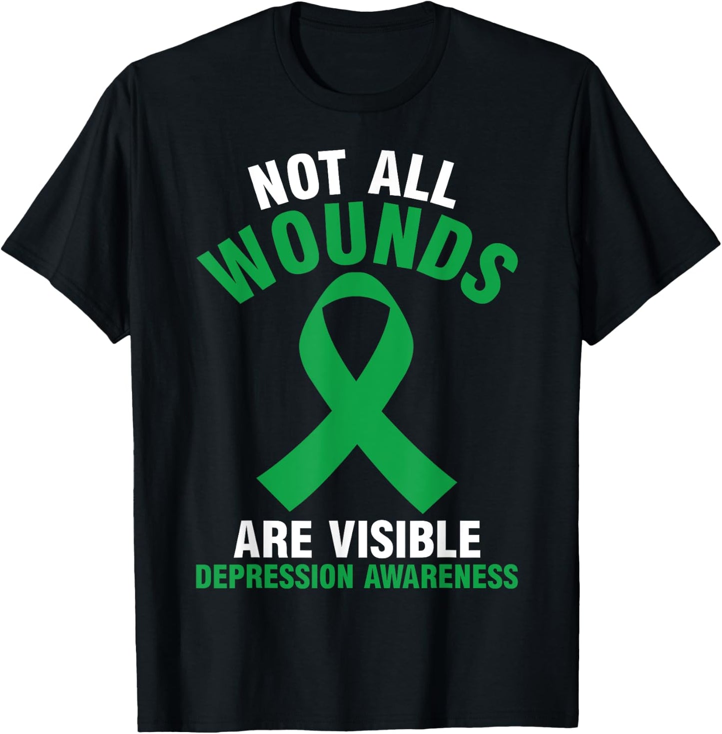 Depression Awareness T-Shirt - T-Shirt | Black