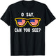 Funny Optician Eye Doctor 4th July Pun | Fourth July T-Shirt - T-Shirt | Black