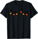 Halloween Music Notes Pumpkin Costume Teacher Women Men Kids T-Shirt - T-Shirt | Black