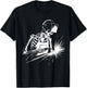 Funny Skeleton Welding Lovers Spooky Halloween Welder T-Shirt - T-Shirt | Black