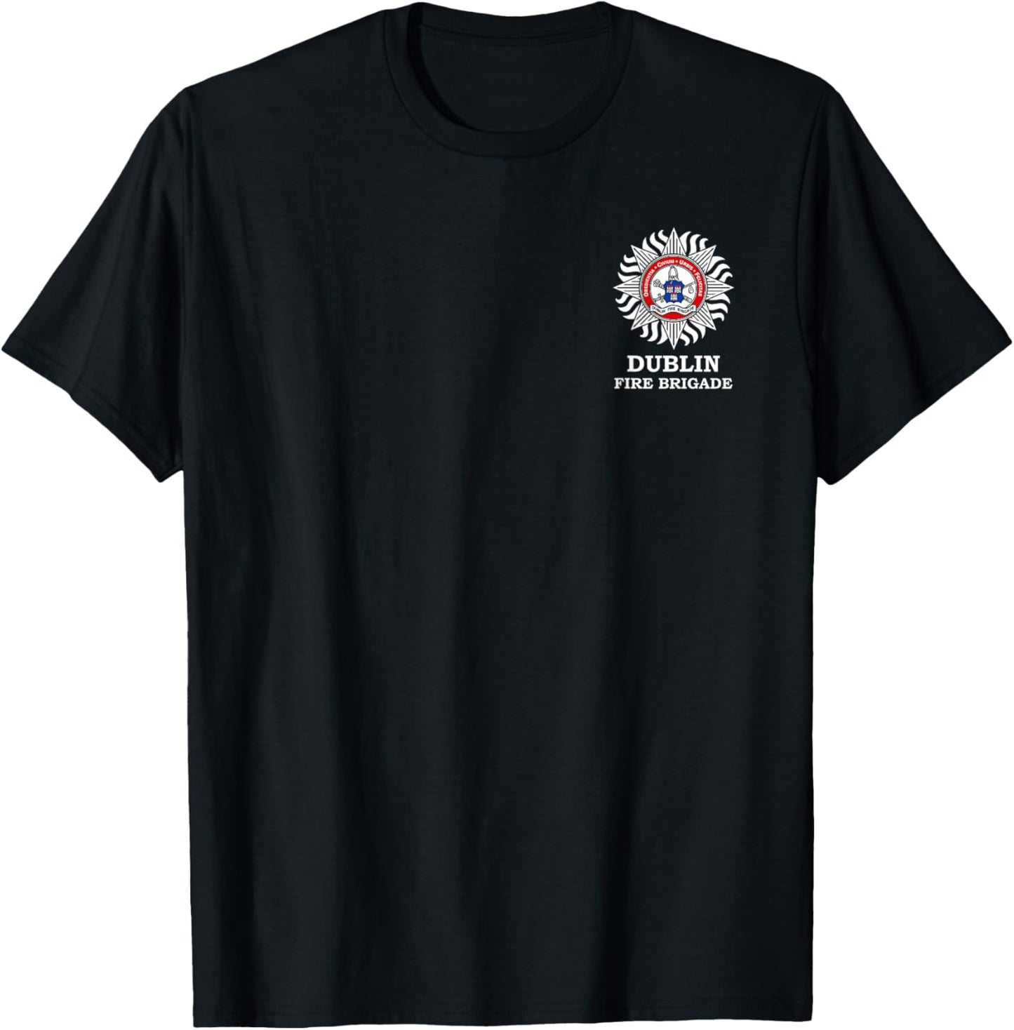 Dublin Fire Brigade Irish Firefighter Fire Department T-Shirt - T-Shirt | Black