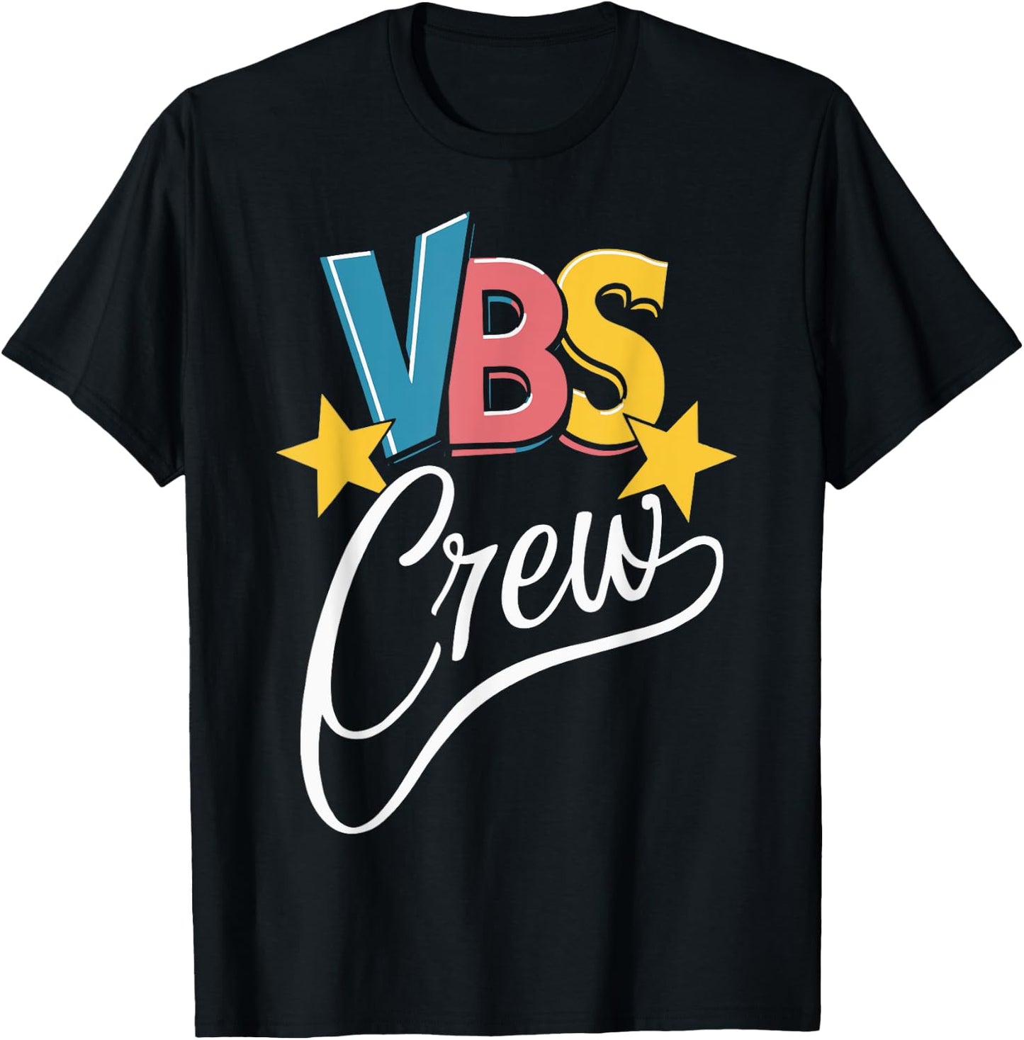 VBS Crew Faith-Based Gathering Sunday School Teacher Men Women Kids T-Shirt - T-Shirt | Black