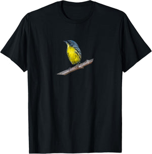 Kirtland's Warbler Jack Pine Warbler Finch Sparrow T-Shirt - T-Shirt | Black