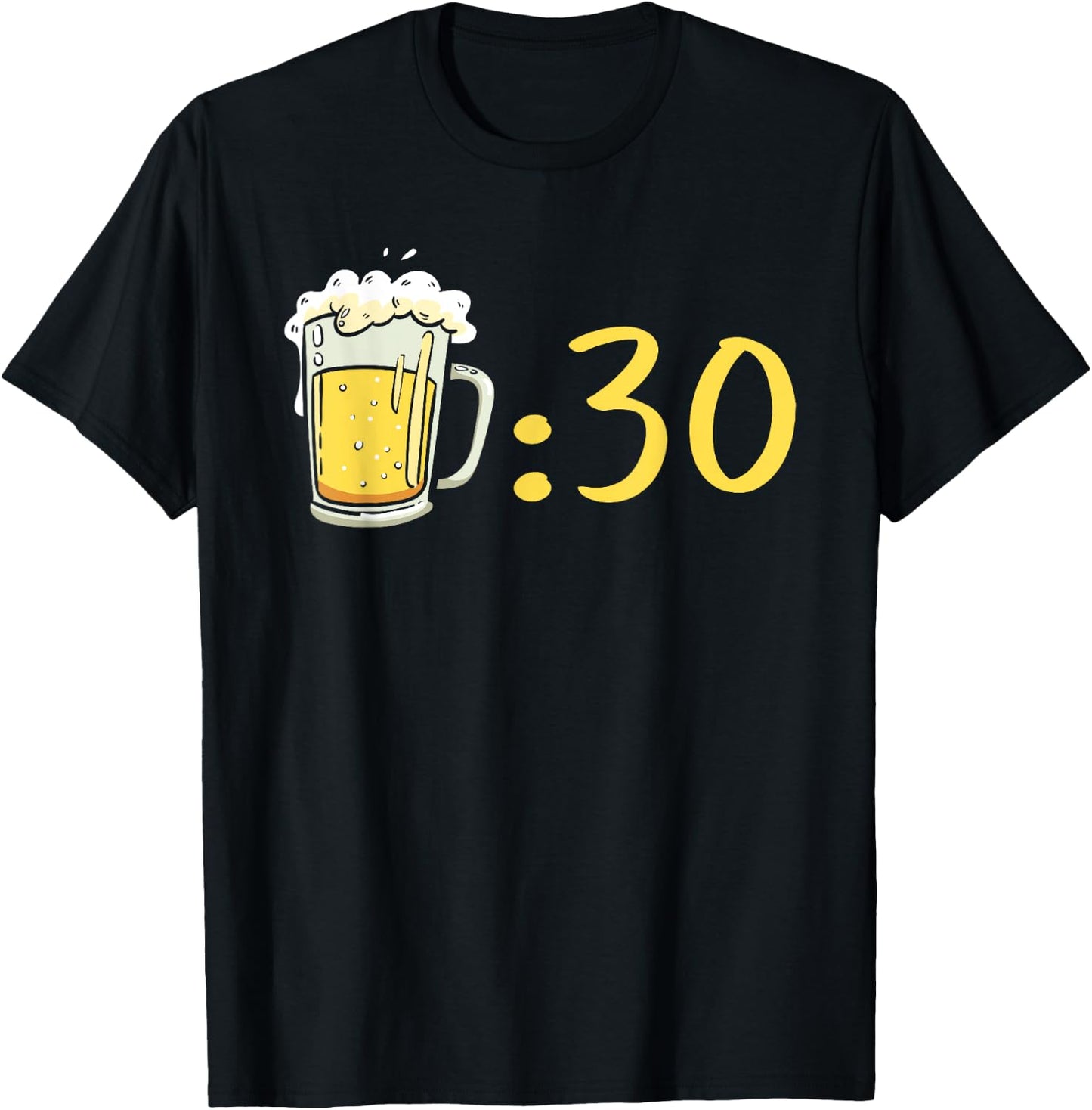 Beer 30 Beer Thirty Funny Gag Idea For Beer Lovers T-Shirt - T-Shirt | Black