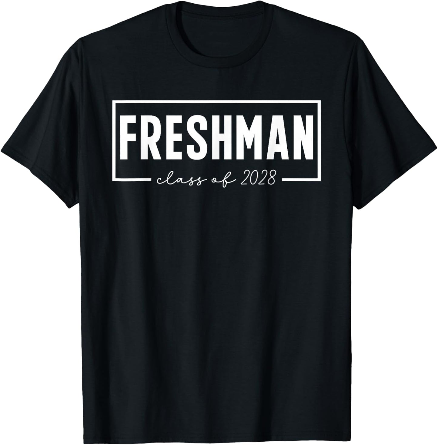 Official Freshman Class of 2028 High School Back To School T-Shirt - T-Shirt | Black
