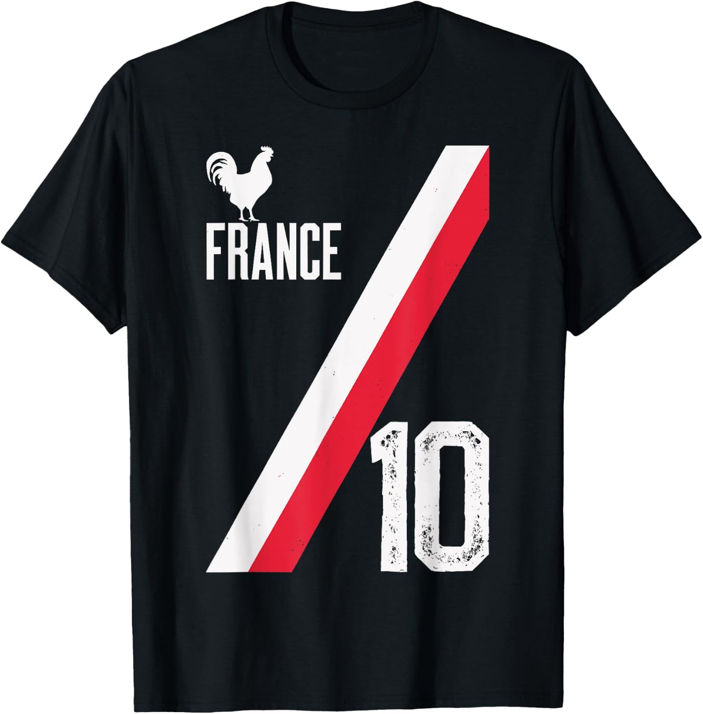 French Pride Football Fan Design for Passionate Supporters T-Shirt - T-Shirt | Black