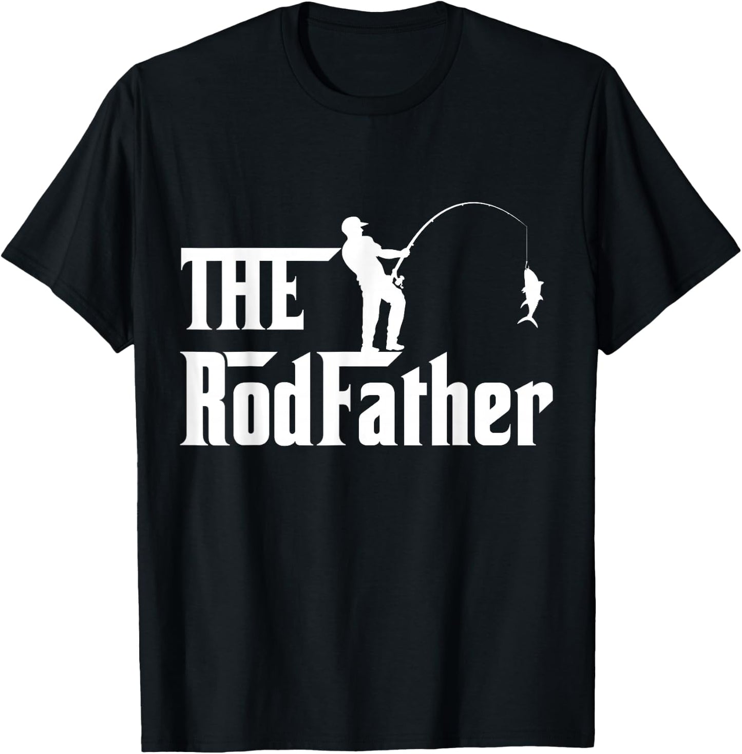 Men's Father's Day Rod Father Fishing funny fathers day T-Shirt - T-Shirt | Black