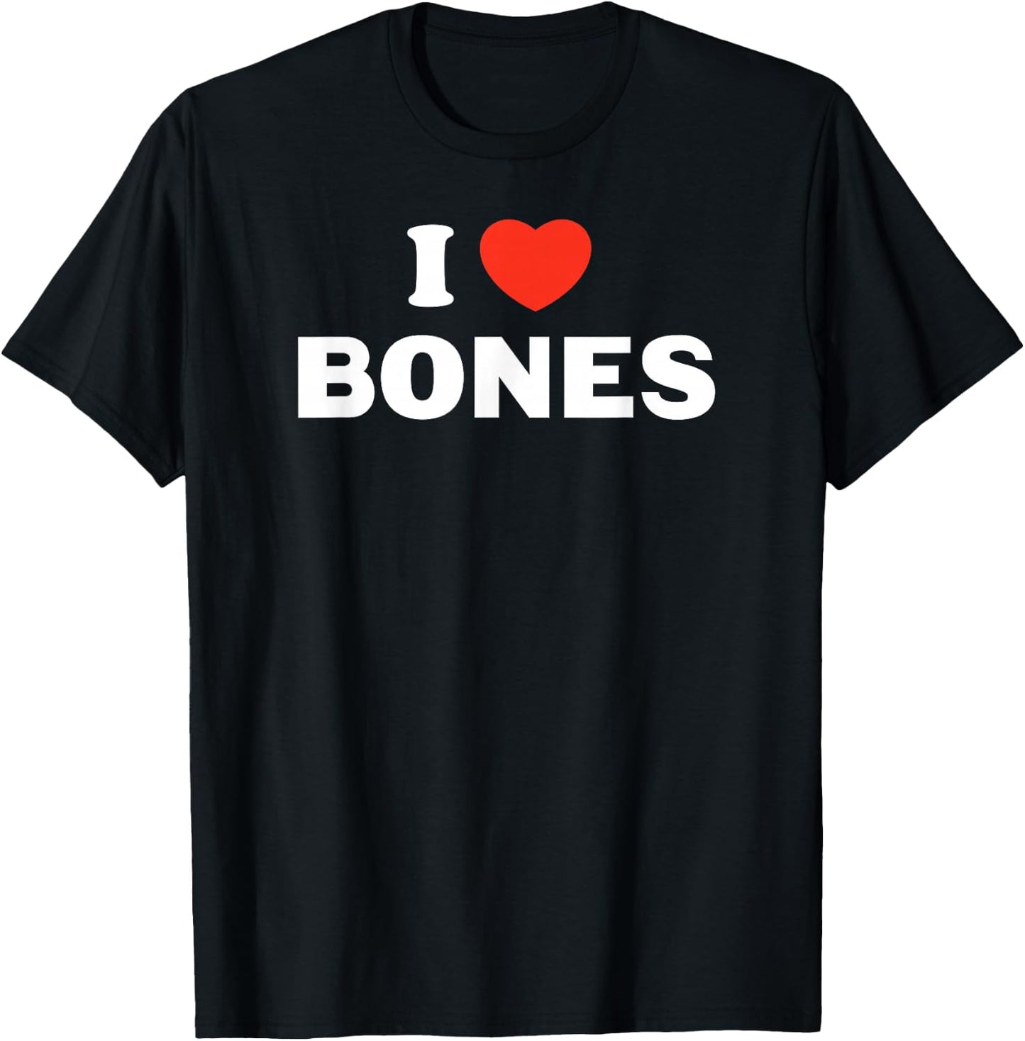 I love heart bones T-Shirt - T-Shirt | Black