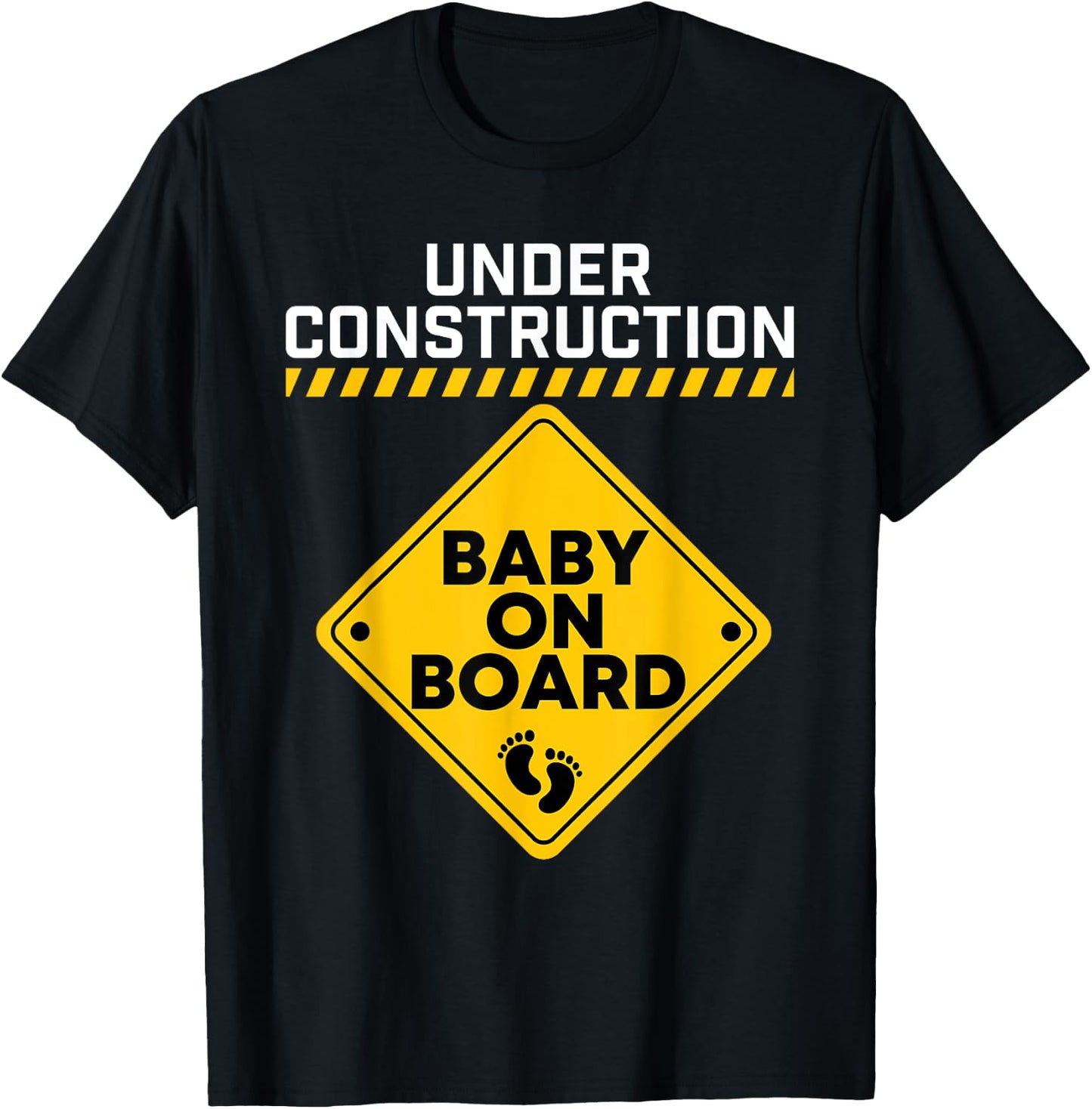 Baby On Board - Gender Reveal Baby Shower Pregnancy T-Shirt - T-Shirt | Black