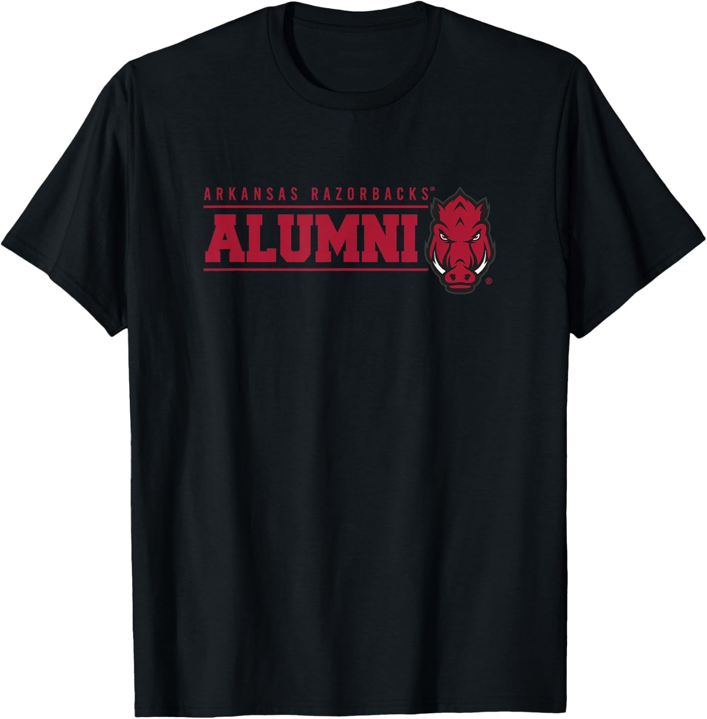 University of Arkansas Razorbacks Alumni Mascot T-Shirt - T-Shirt | Black
