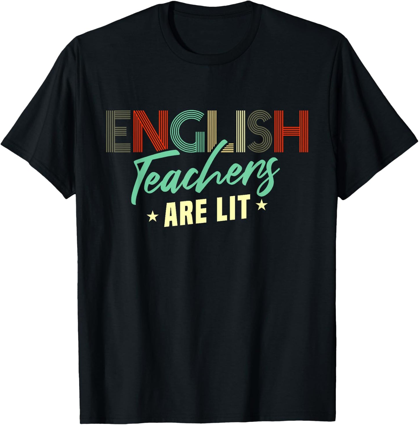 Funny English Teacher School Teaching T-Shirt - T-Shirt | Black