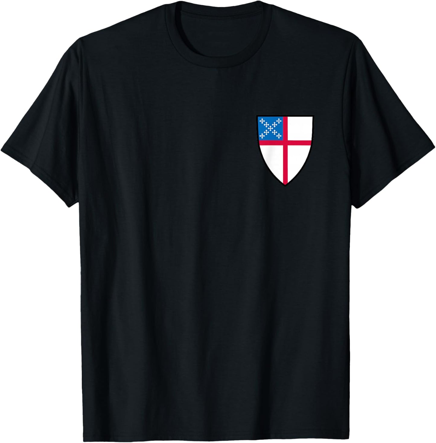 Episcopal Church Episcopalian Logo Shield Crest T-Shirt - T-Shirt | Black