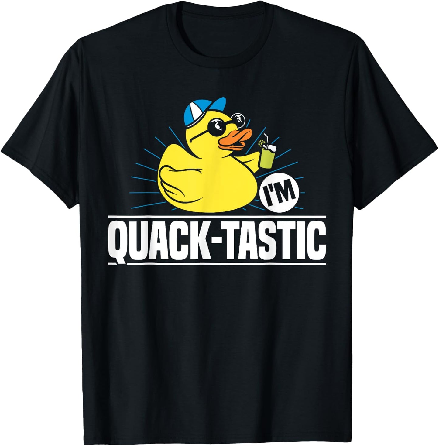 Im Quack-Tastic Rubber Duck Bath Duck T-Shirt - T-Shirt | Black