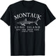 Montauk LI Off The Deep End Shark Fishing Vintage White T-Shirt - T-Shirt | Black