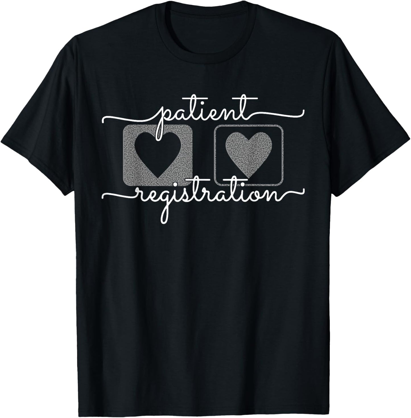 Patient Registration ER Registrar Emergency Department Nurse , Small, Black T-Shirt - T-Shirt | Black