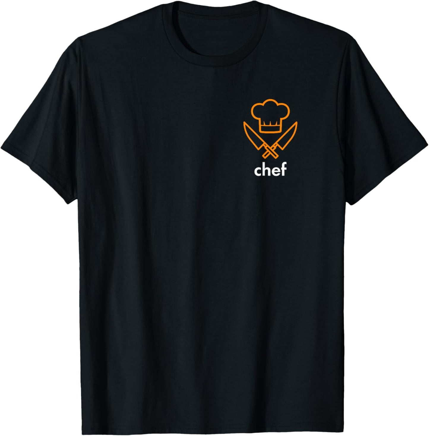 Chef Chest Pocket Knife . Kitchen, Cooking, Food T-Shirt - T-Shirt | Black