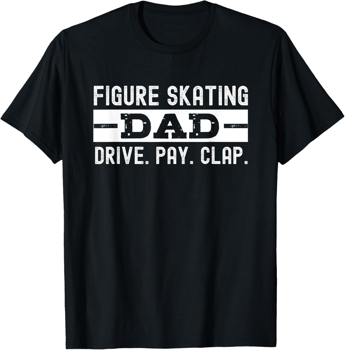 Figure Skating Dad T-Shirt - T-Shirt | Black