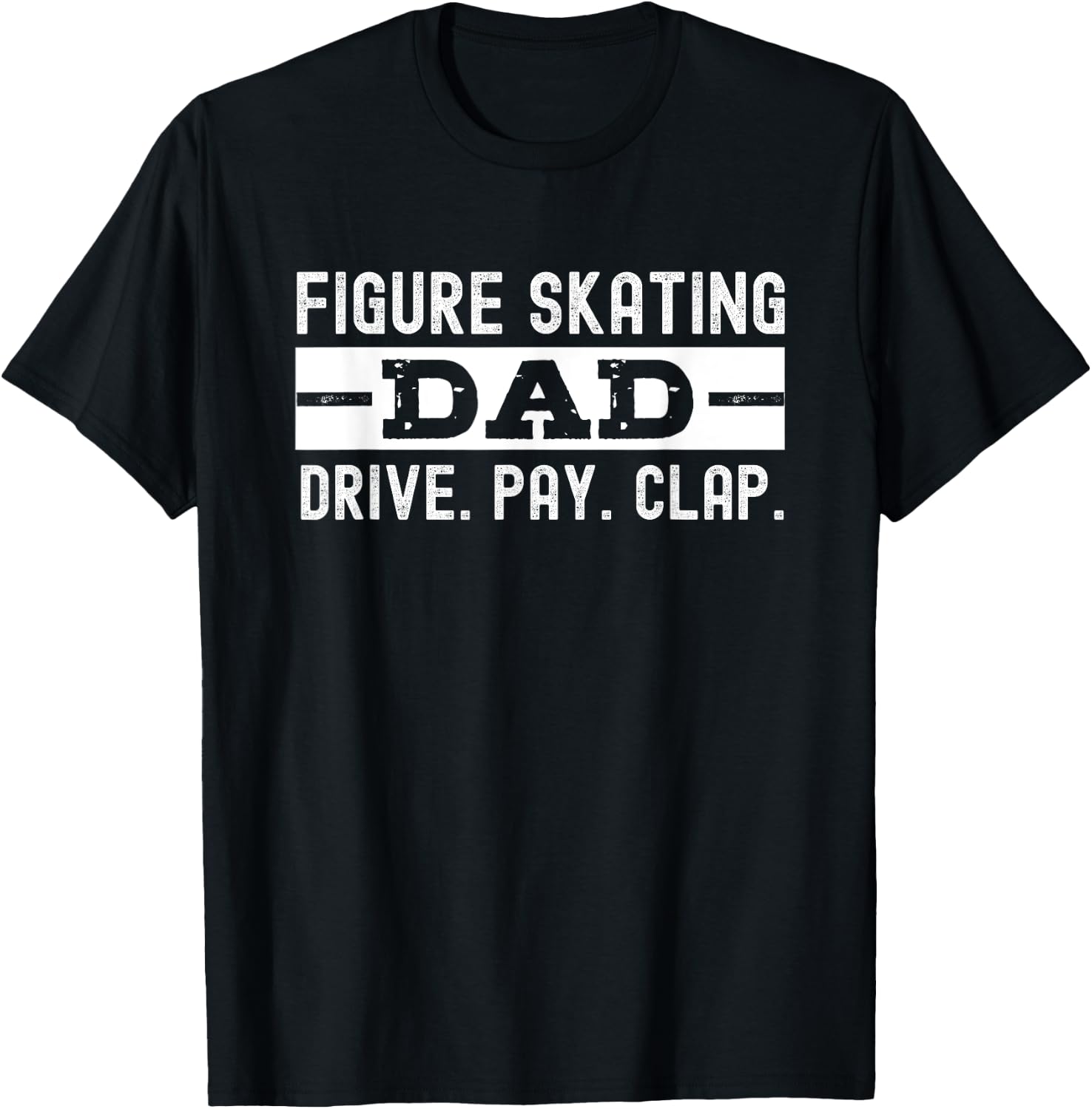 Figure Skating Dad T-Shirt - T-Shirt | Black
