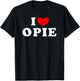 I Love Opie, I Love Opie T-Shirt - T-Shirt | Black