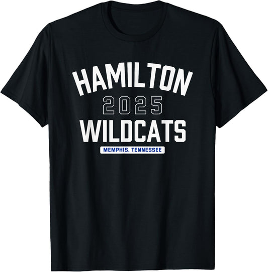 Hamilton Wildcats Memphis, Tennessee 2025 T-Shirt - T-Shirt | Black