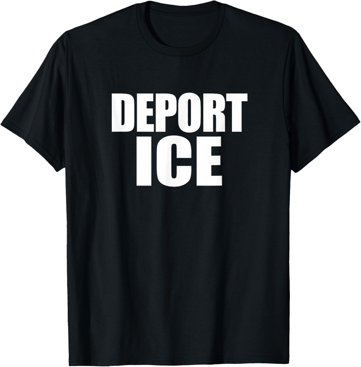 Deport ICE T Shirt - Immigration Activist Protest T-Shirt - T-Shirt | Black
