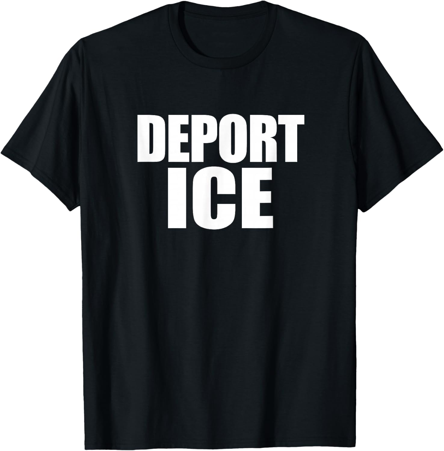 Deport ICE T Shirt - Immigration Activist Protest T-Shirt - T-Shirt | Black