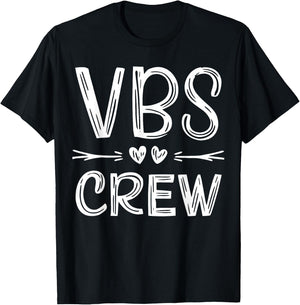 VBS Crew Faith-Based Gathering Sunday School Teacher Women Kids T-Shirt - T-Shirt | Black