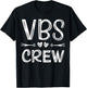 VBS Crew Faith-Based Gathering Sunday School Teacher Women Kids T-Shirt - T-Shirt | Black