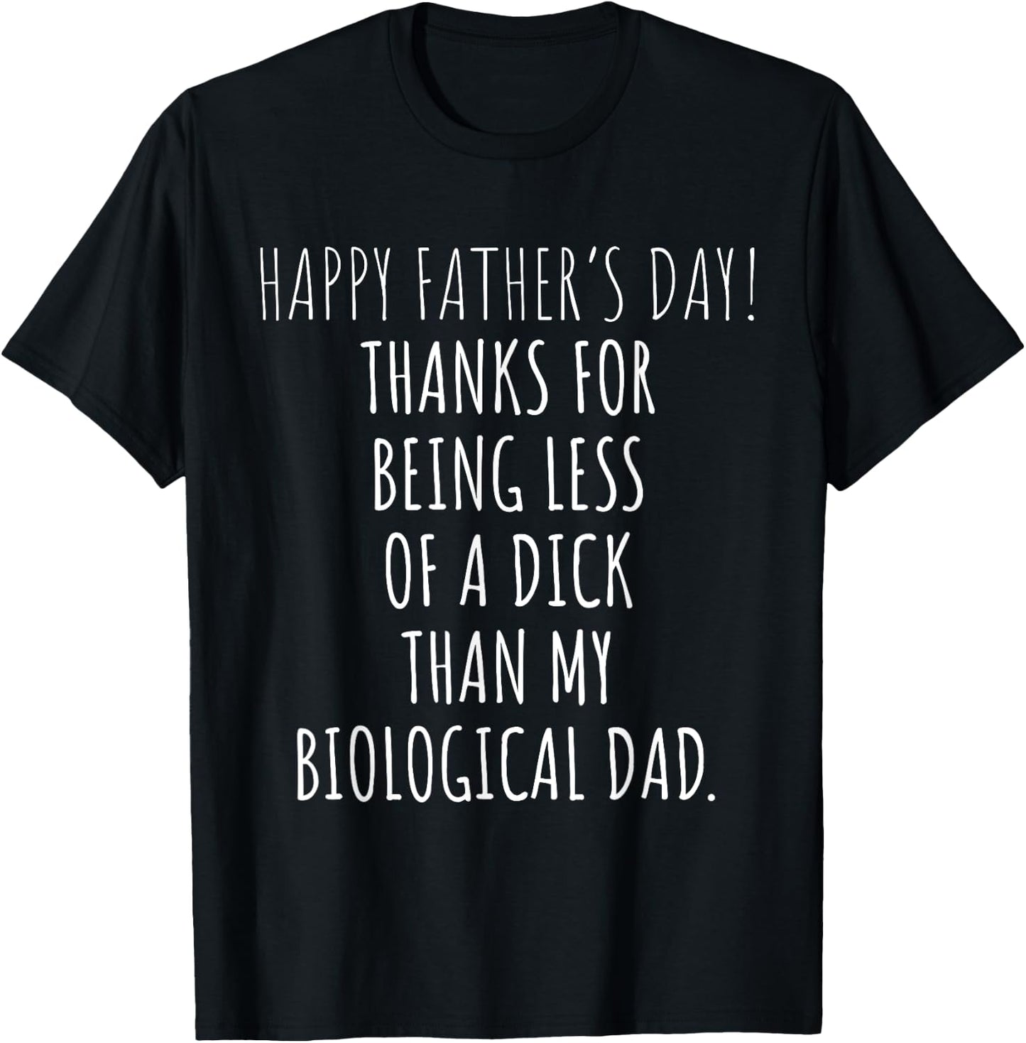 Funny Step-Dad Father's Day Gift Bonus Papa T-Shirt - T-Shirt | Black